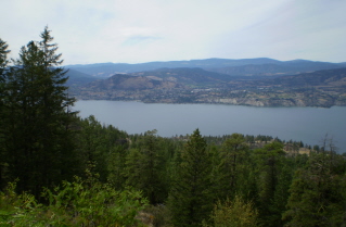 View of Okanagan Lake and Summerland from KVR Naramata Section, 2010-08.